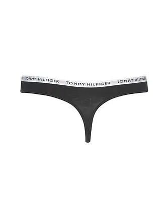 TOMMY HILFIGER | String lot de 3 | schwarz